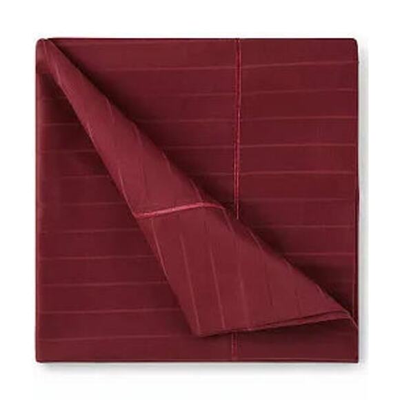 Liz Claiborne Wrinkle Free Sheet Set 600 Thread Count Rich Burgandy King Size - Picture 1 of 4